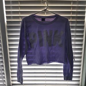 Purple Pink Crop Top